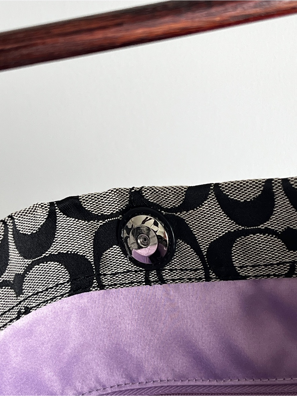 Authentic Coach New Canvas Shoulder Bag - Picture 10 of 12